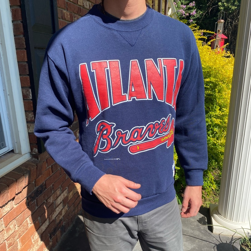 Vintage 90s Altanta Braves Sweater